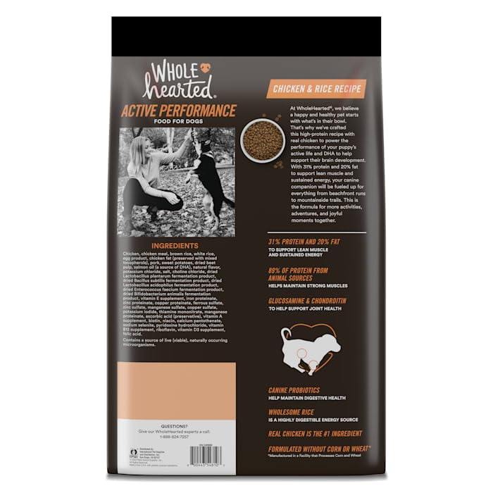 Chicken & Rice Recipe Dry Puppy Food 30 lbs. H390303
