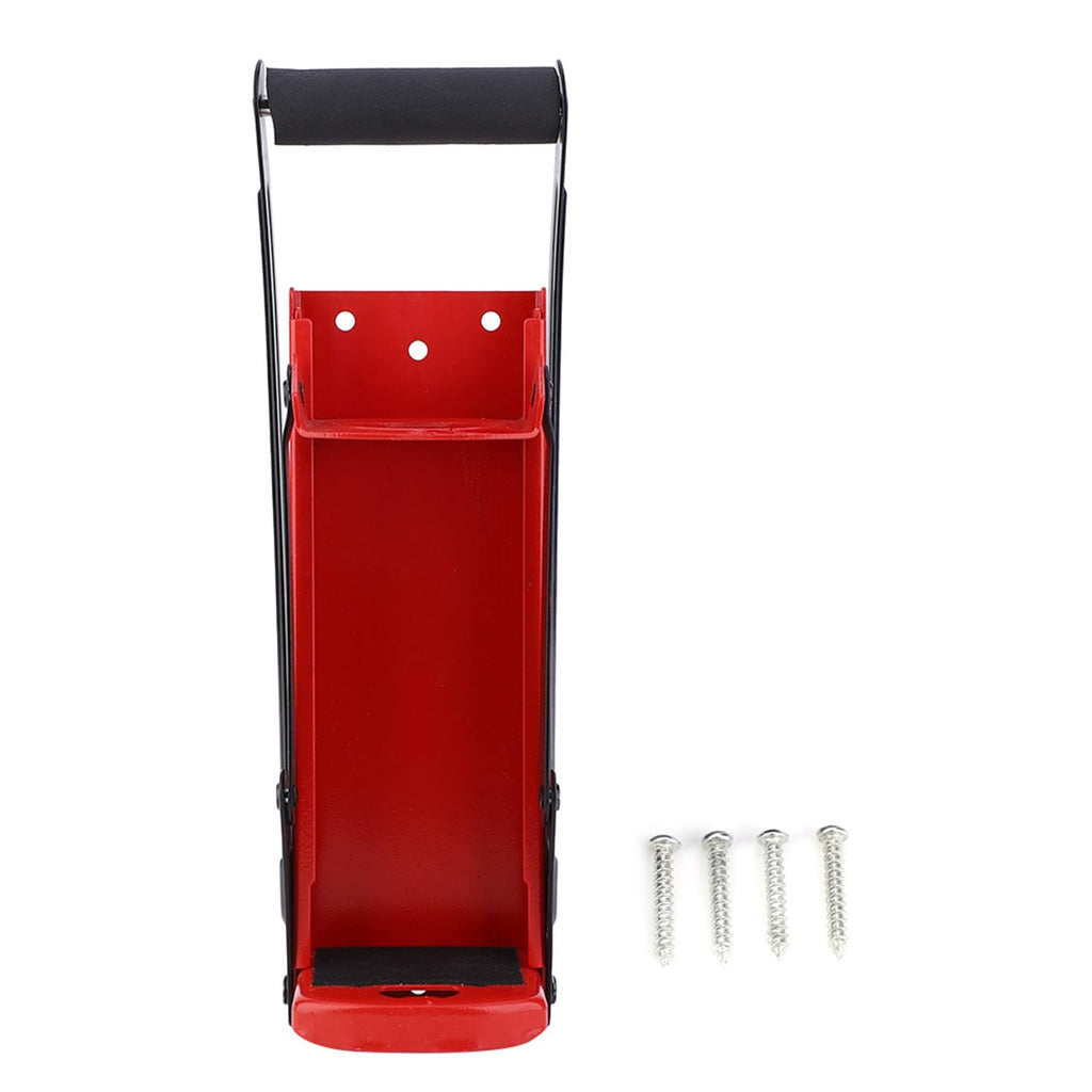 500ML Red Steel Heavy Duty Can Crusher with Bottle Opener X89752