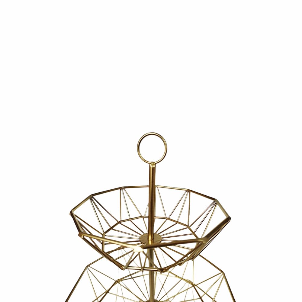 3 Tier Metal Wire Fruit Basket Stand F543