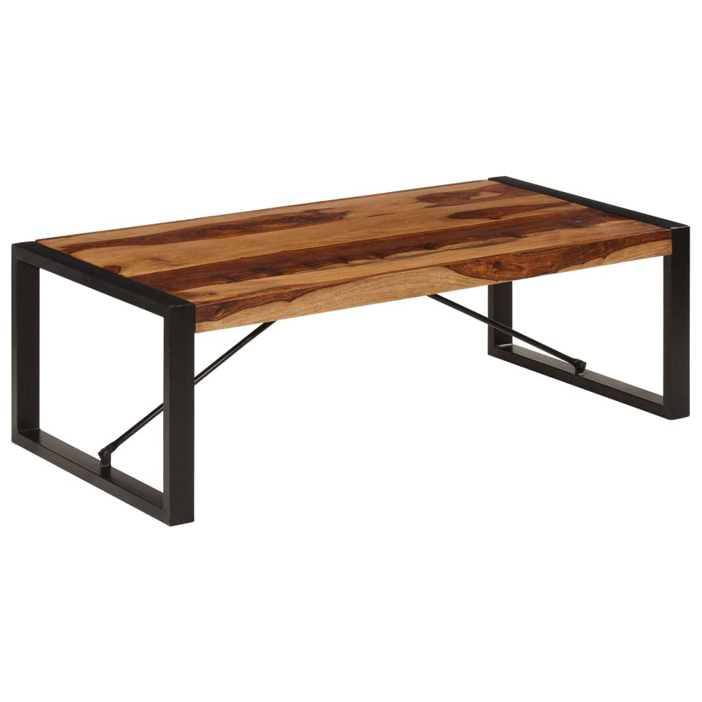 Brown Solid Sheesham Wood Coffee Table K252