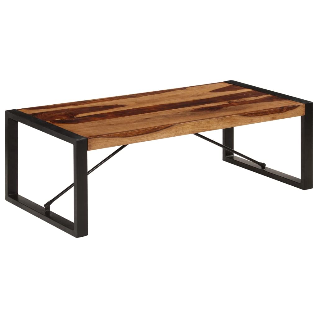 Brown Solid Sheesham Wood Coffee Table K252