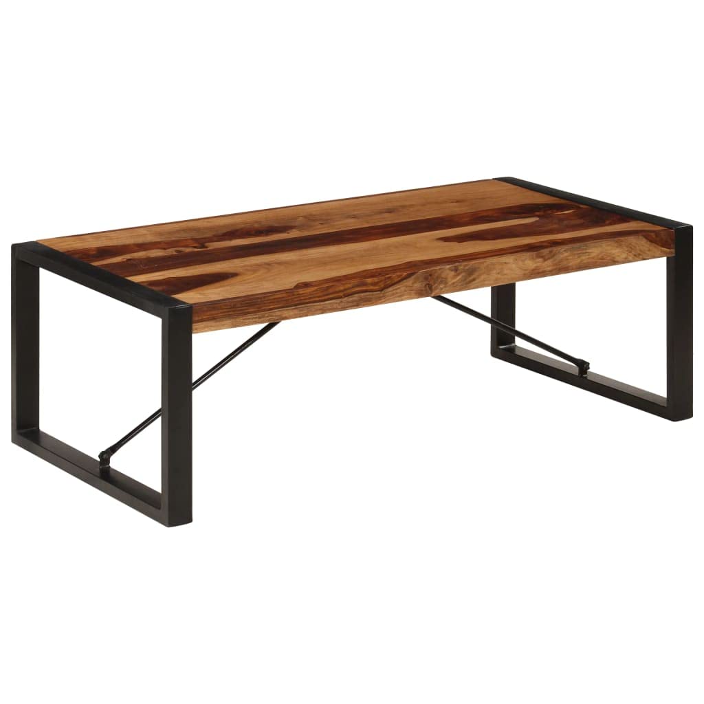 Brown Solid Sheesham Wood Coffee Table K252