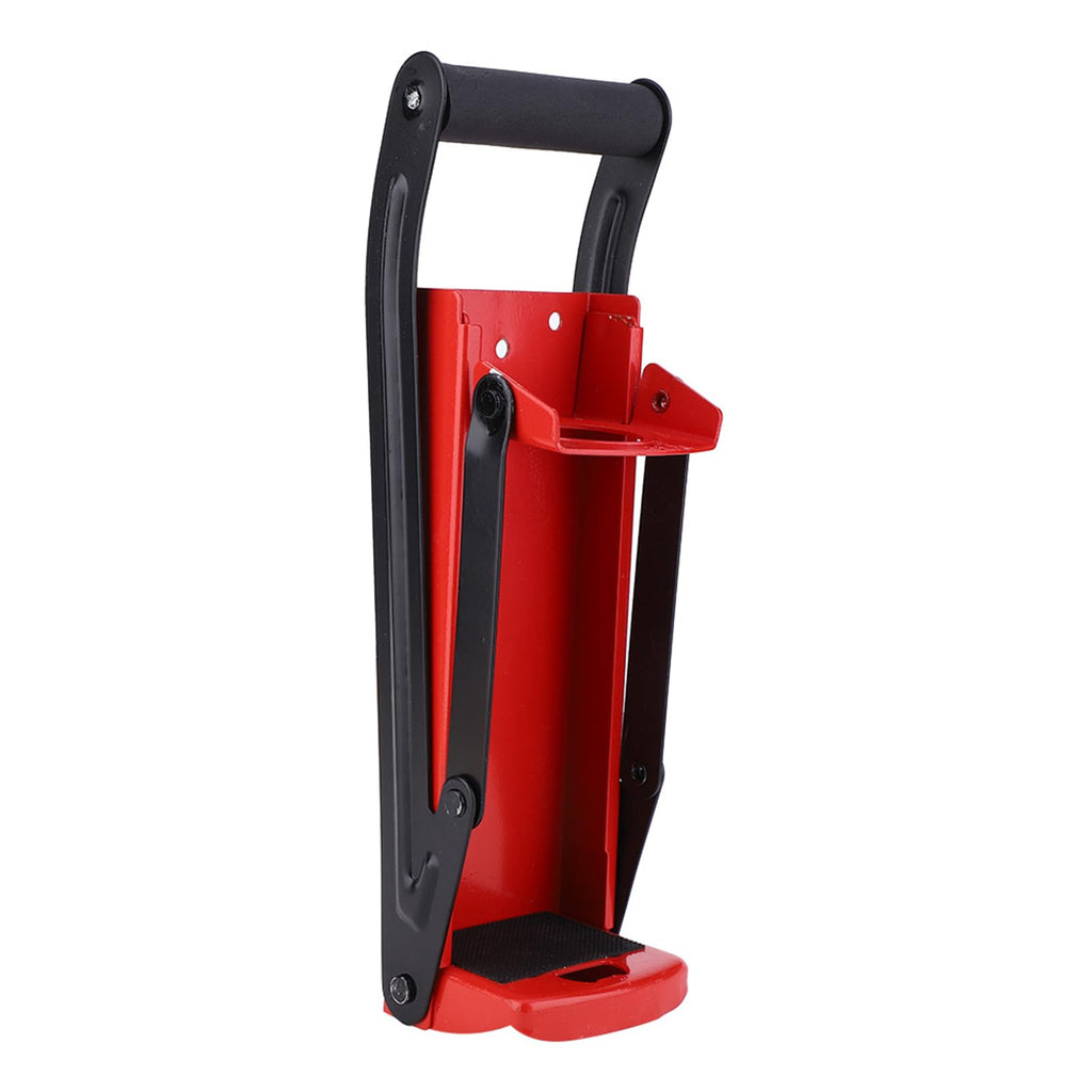 500ML Red Steel Heavy Duty Can Crusher with Bottle Opener X89752