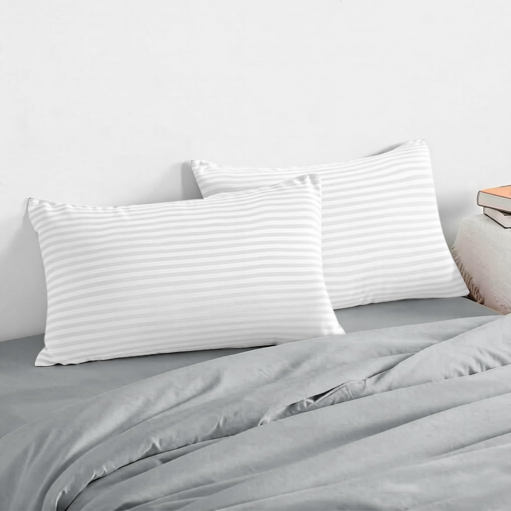 King Size Set of 2 Down Alternative Bed Pillows S813382