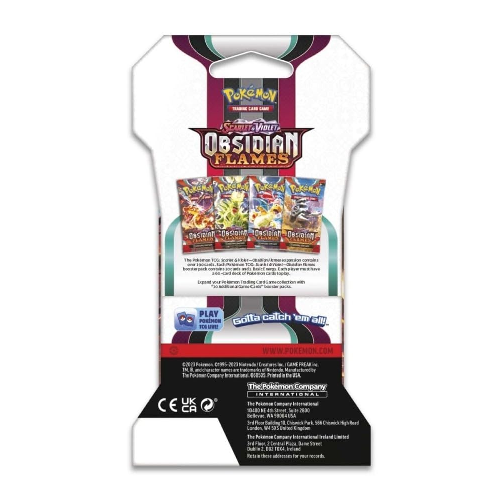 Pokemon Scarlet & Violet Obsidian Flames Booster 8 Packs J275