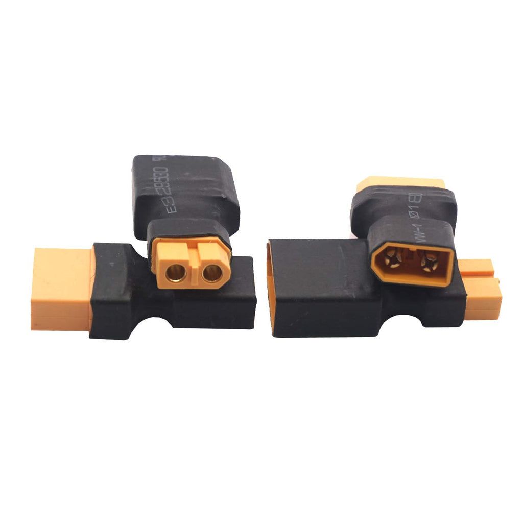 14AWG XT60 Parallel Battery Connector 2-Male to 1-Female Cable Y Splitter A862056
