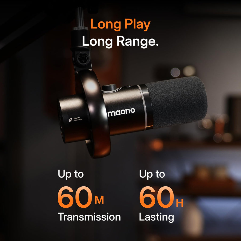 Hybrid Wireless Podcast Microphone B6536