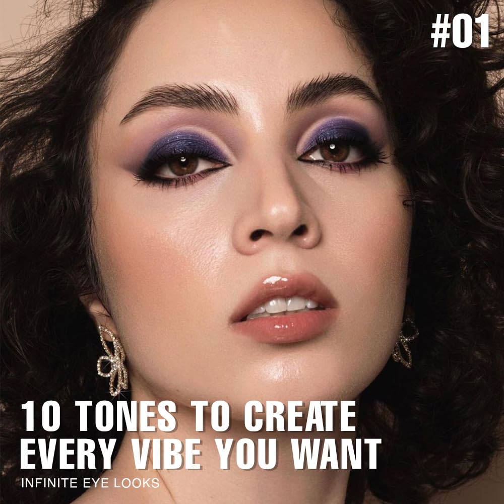 10 Color Matte and Shimmer Eyeshadow Palette I977795