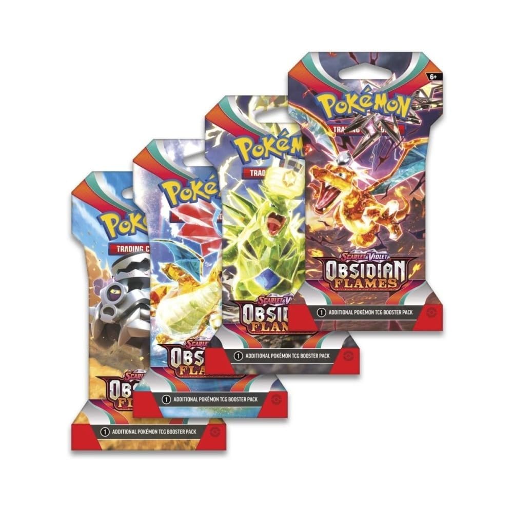 Pokemon Scarlet & Violet Obsidian Flames Booster 8 Packs J275