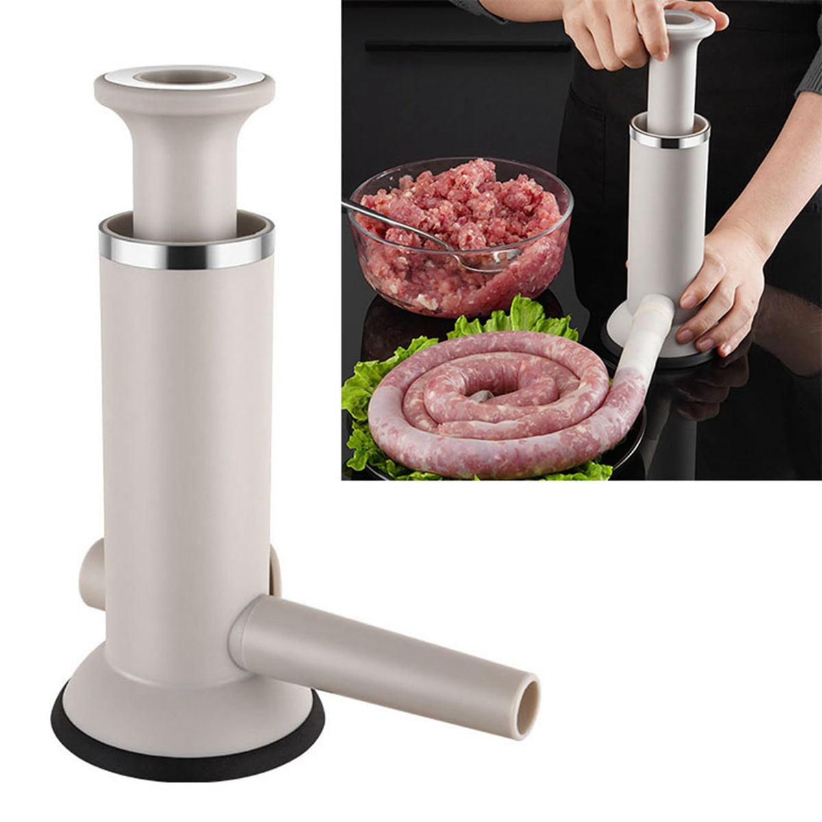 304 Stainless Steel Vertical Manual Sausage Stuffer D691172