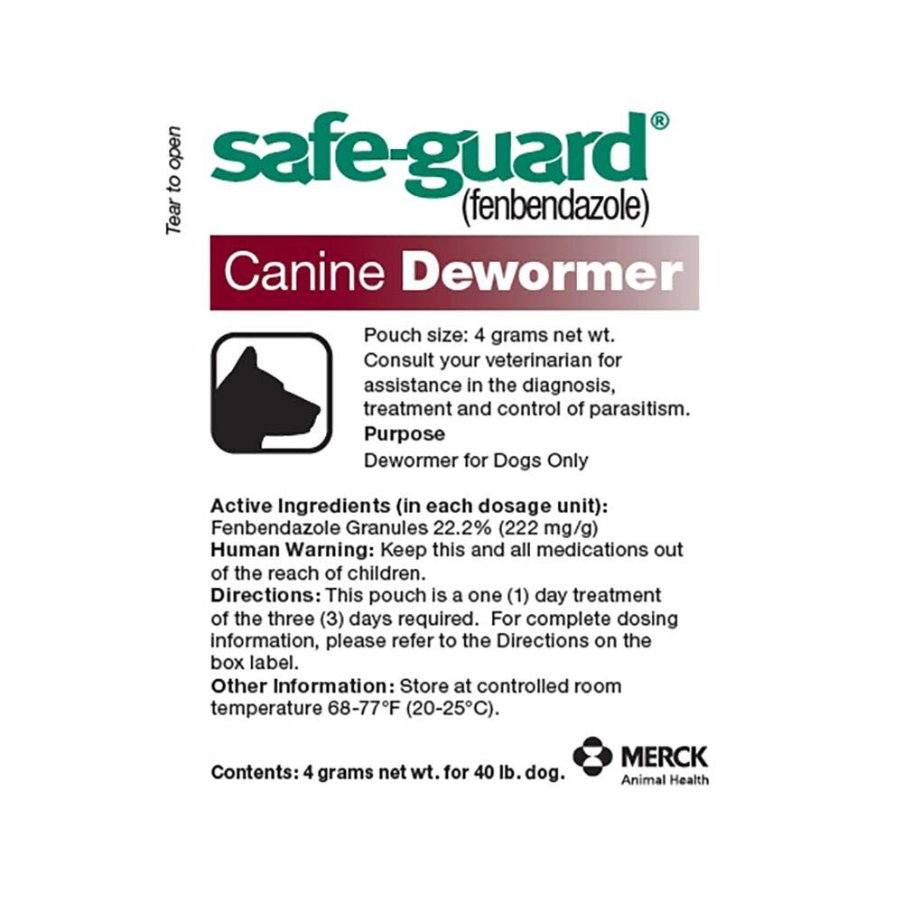 Canine Dewormer 4gm pouch B647843