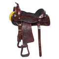 Dark Brown Leather Western Saddle N3428