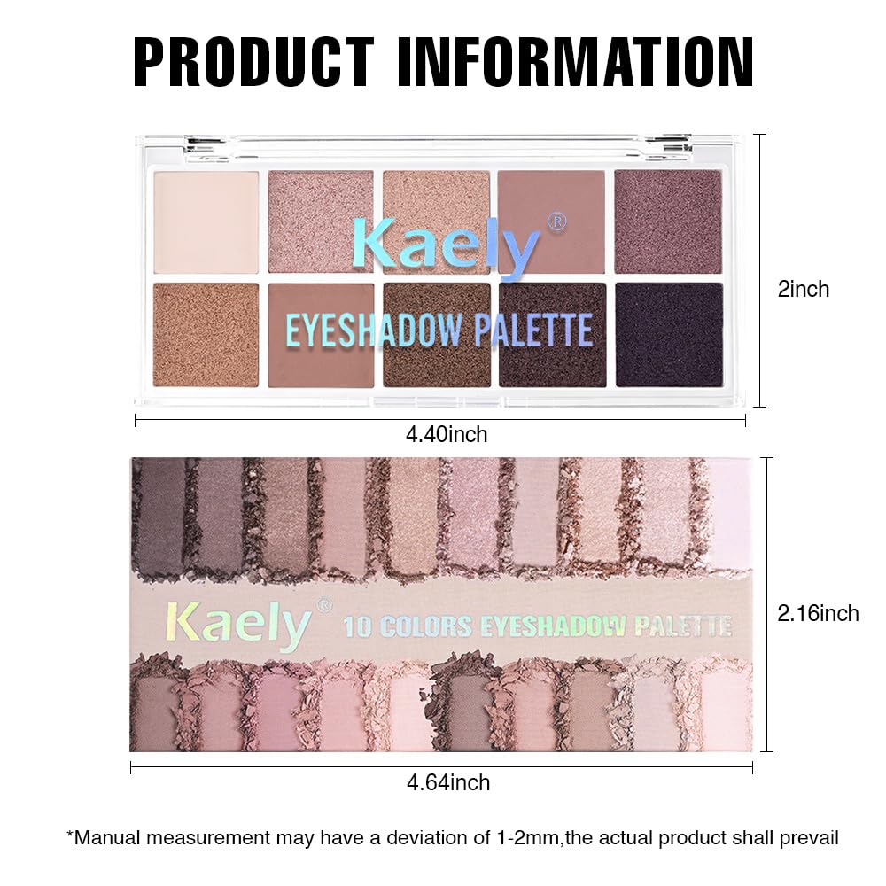 10 Color Matte and Shimmer Eyeshadow Palette I977795