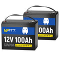 12V 100Ah LiFePO4 Battery 2 Pack S16923