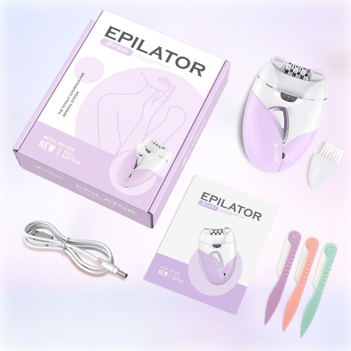 2-Speed Adjustable Epilator with 36 Tweezers C913