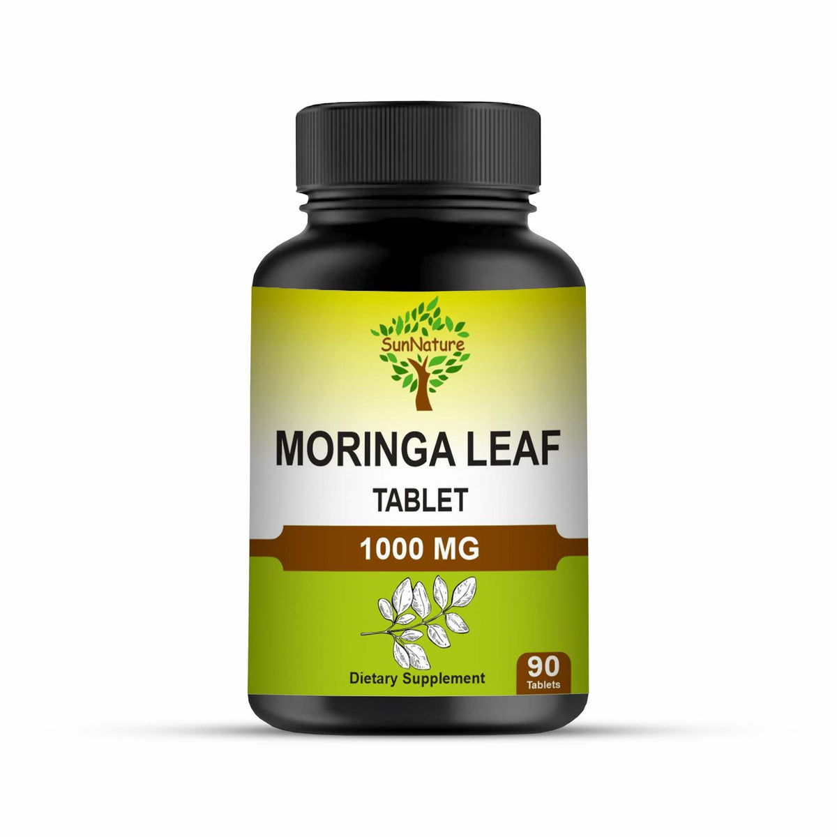 1000 mg Moringa Leaf Tablets, 90 Tablets M155018