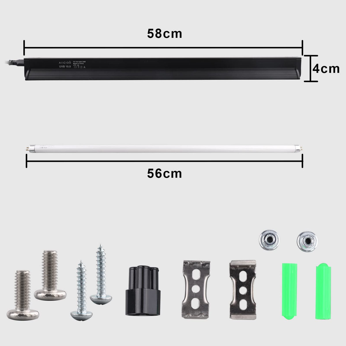 T5 UVB Lighting Combo Kit 22Inch 24W D694