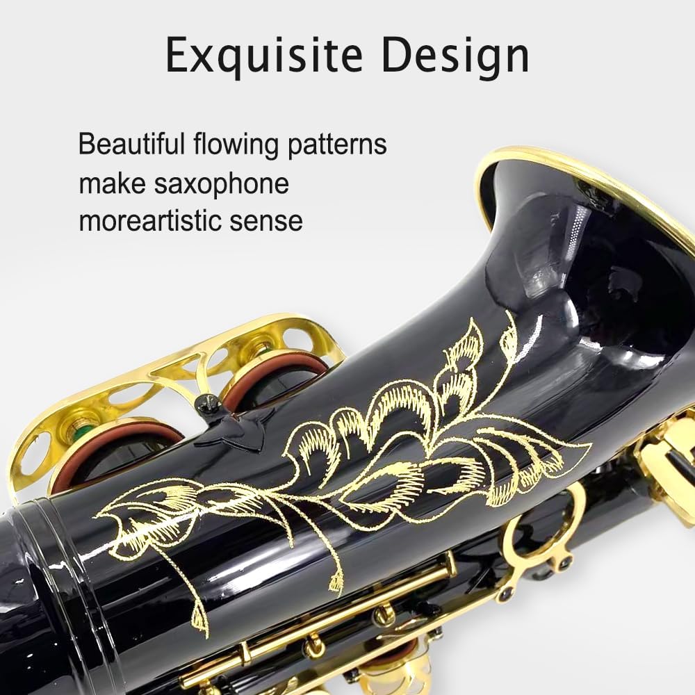 Eb Alto Saxophone Full Kit Black & Gold X86838