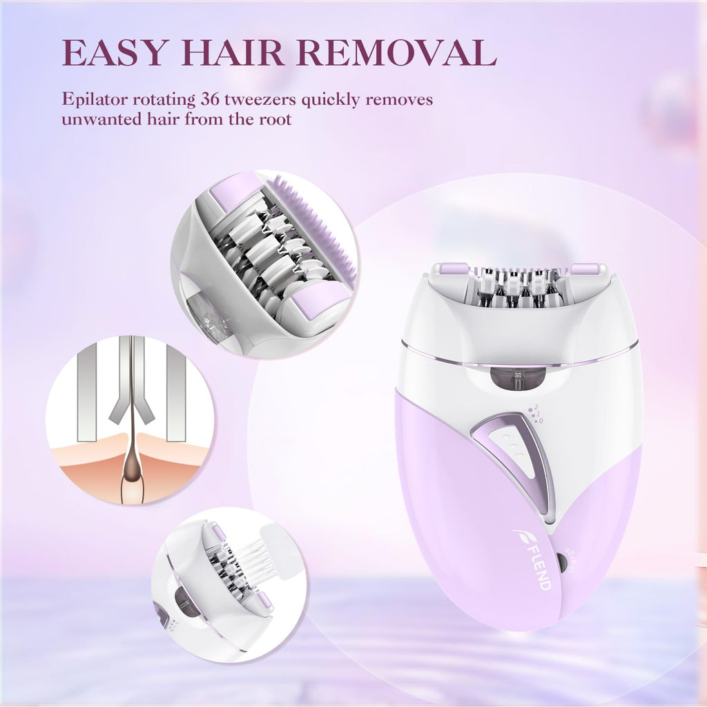 2-Speed Adjustable Epilator with 36 Tweezers C913