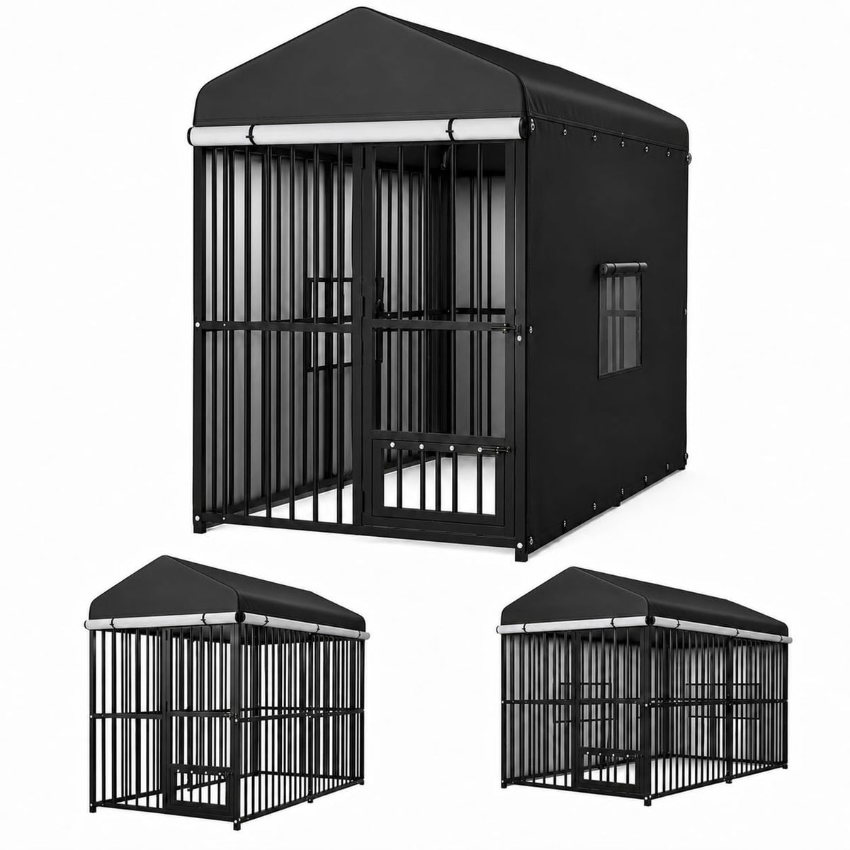 Heavy Duty Outdoor Dog Kennel with Cover R29996