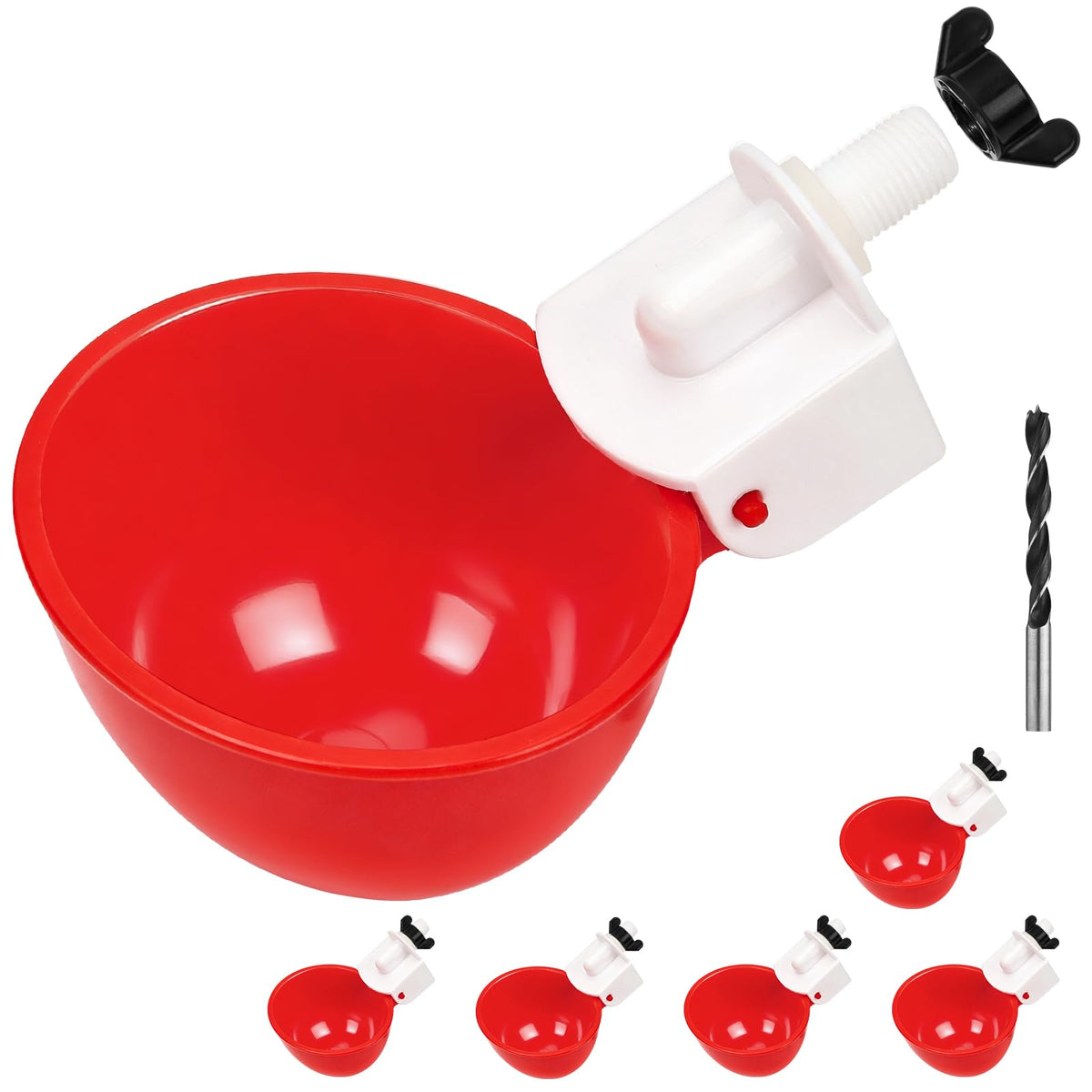 6 Pack Automatic Chicken Waterer Cups N5574