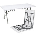 White Folding Table D8256