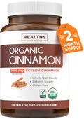 USDA Organic Ceylon Cinnamon 1000mg Vegan Non-GMO Supplement P541138
