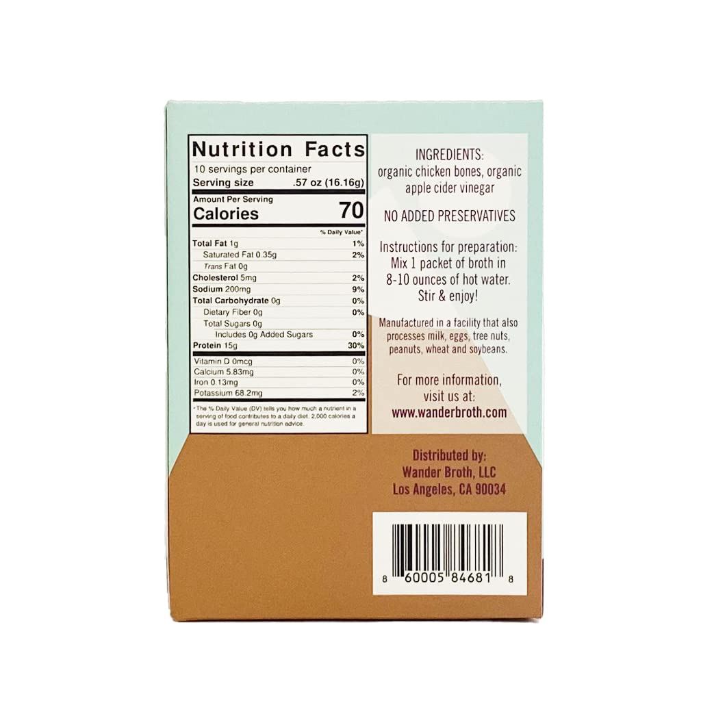 Organic Chicken Bone Broth 10 Pack W41204
