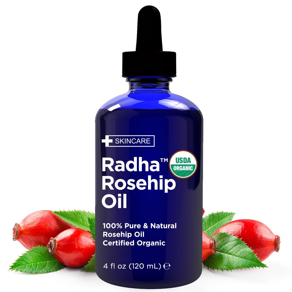 4 oz Organic Rosehip Seed Oil Cold Pressed J524046