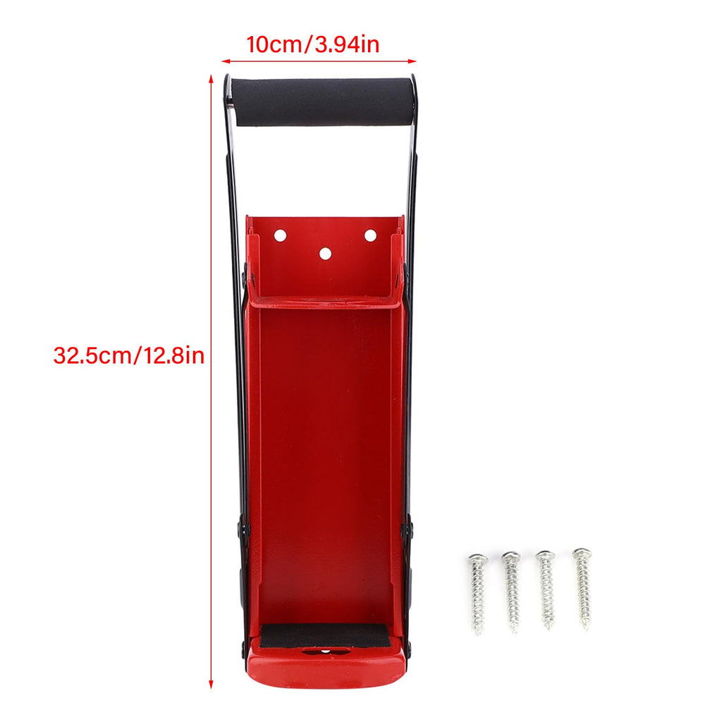 500ML Red Steel Heavy Duty Can Crusher with Bottle Opener X89752