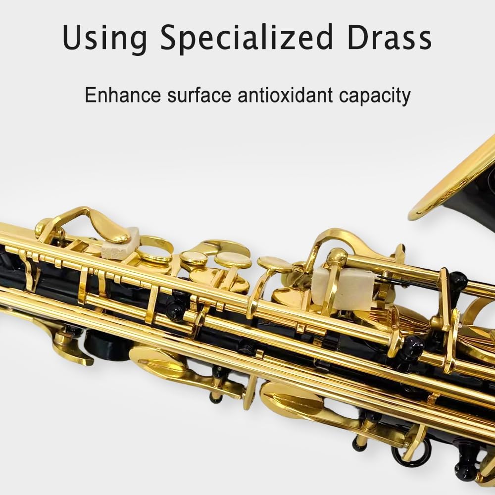 Eb Alto Saxophone Full Kit Black & Gold X86838