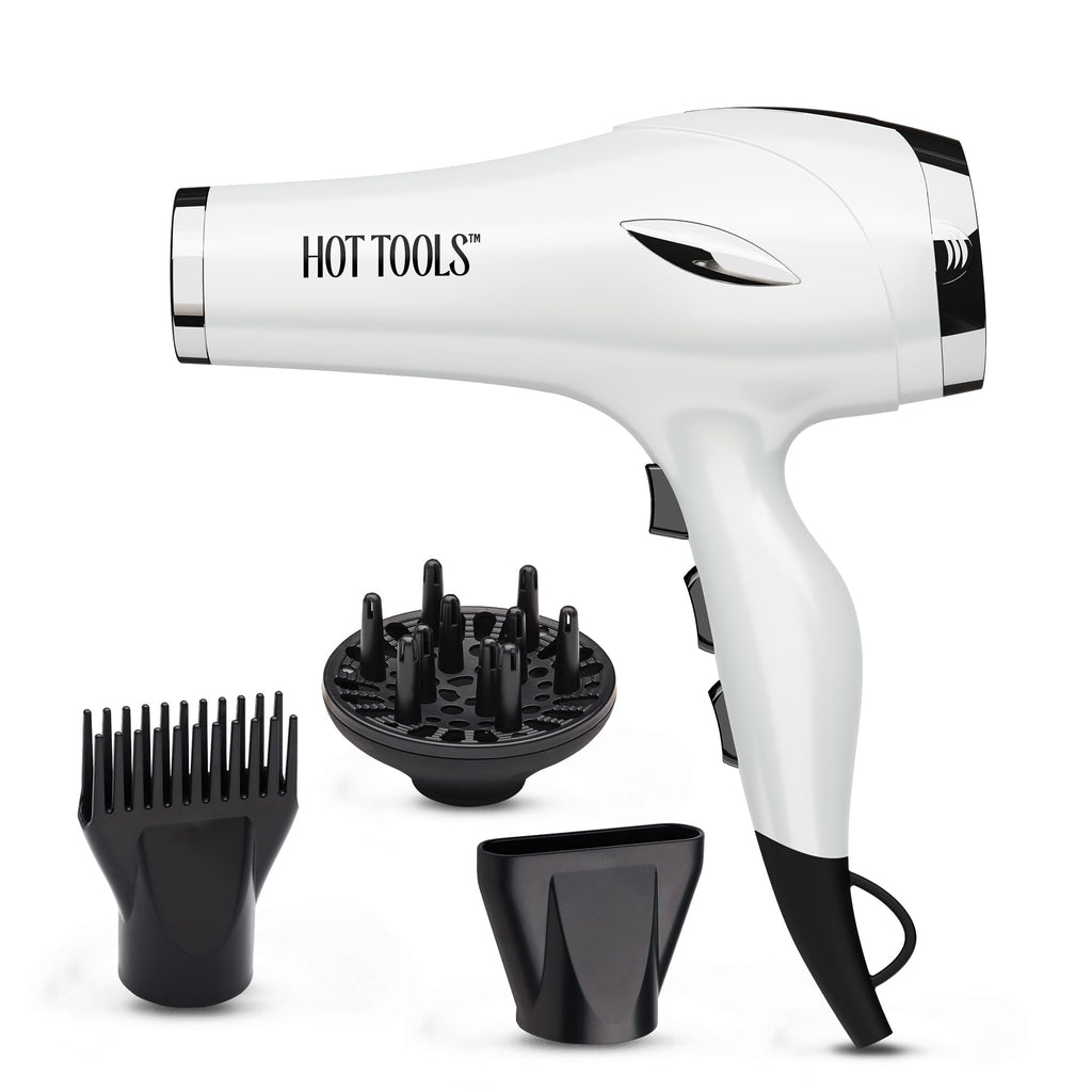 1875 Watt White Ceramic Hair Dryer C7479