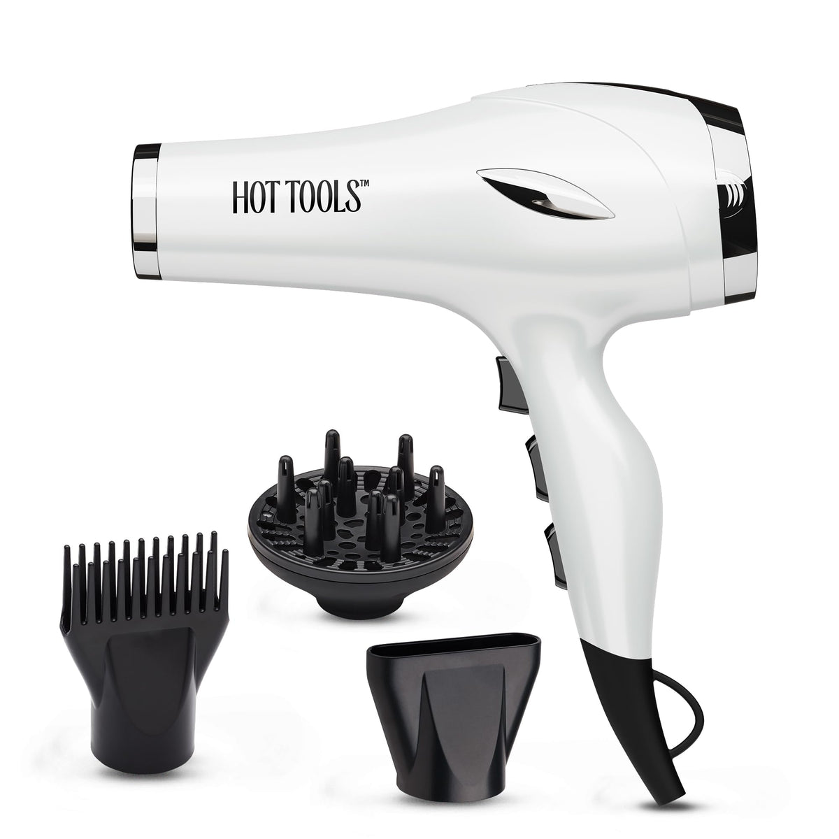 1875 Watt White Ceramic Hair Dryer C7479