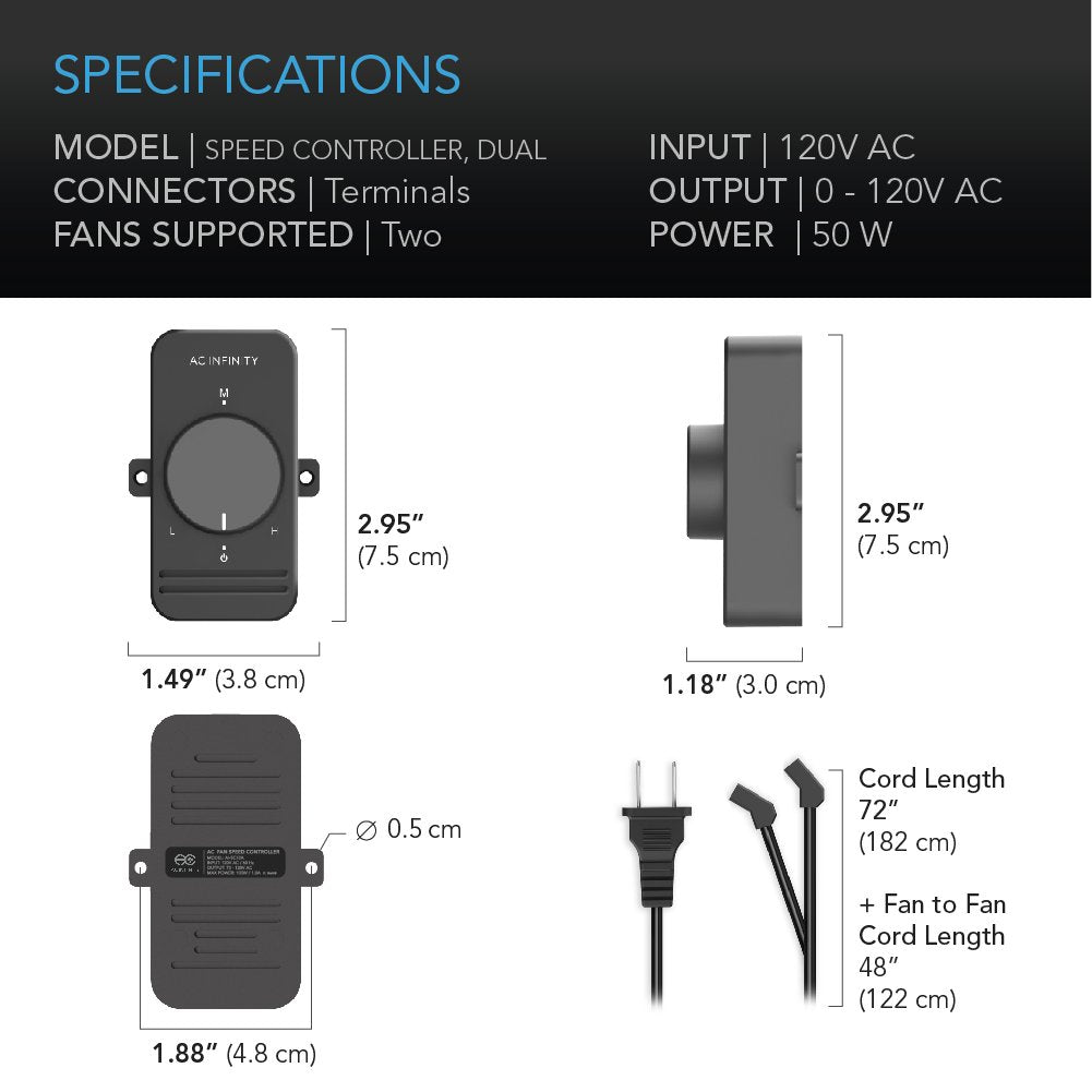 AC Fan Speed Controller W422