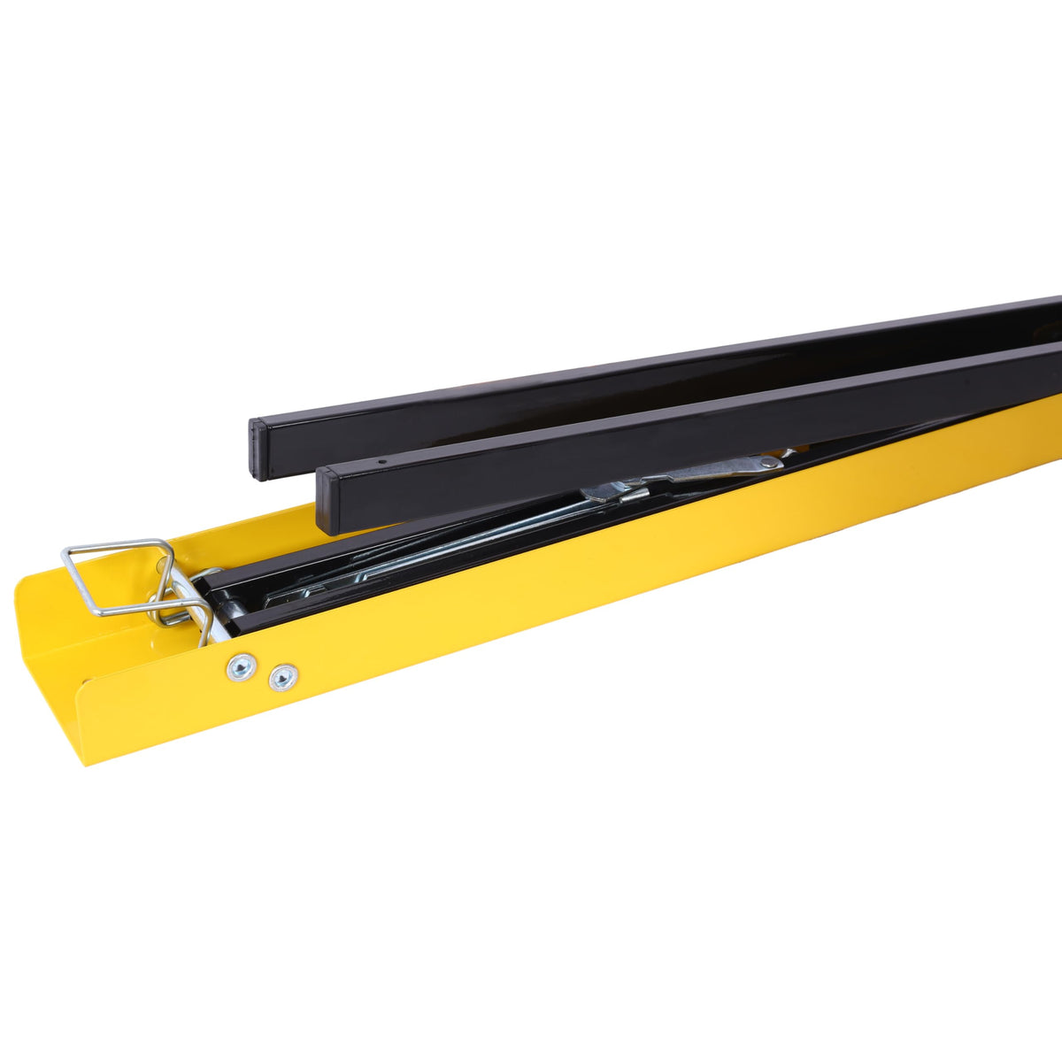 Heavy Duty Folding Saw Horses 2 Pack 660lb Capacity Adjustable Metal 25-35.5 Inch W875