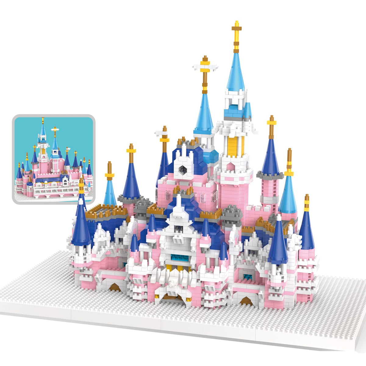 3008 Pcs Castle Architecture Mini Building Blocks Set E233259