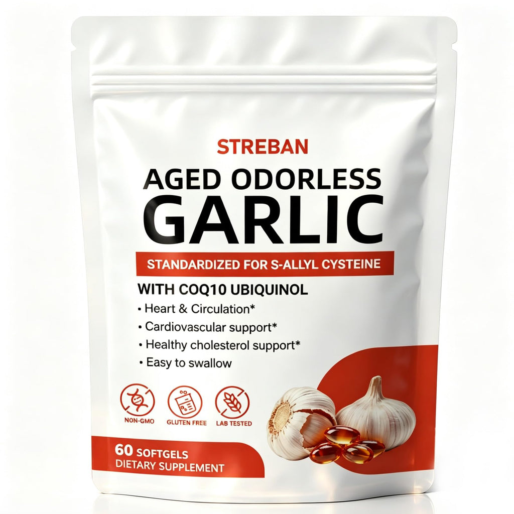 Odorless Garlic Supplement 600mg Softgels G639