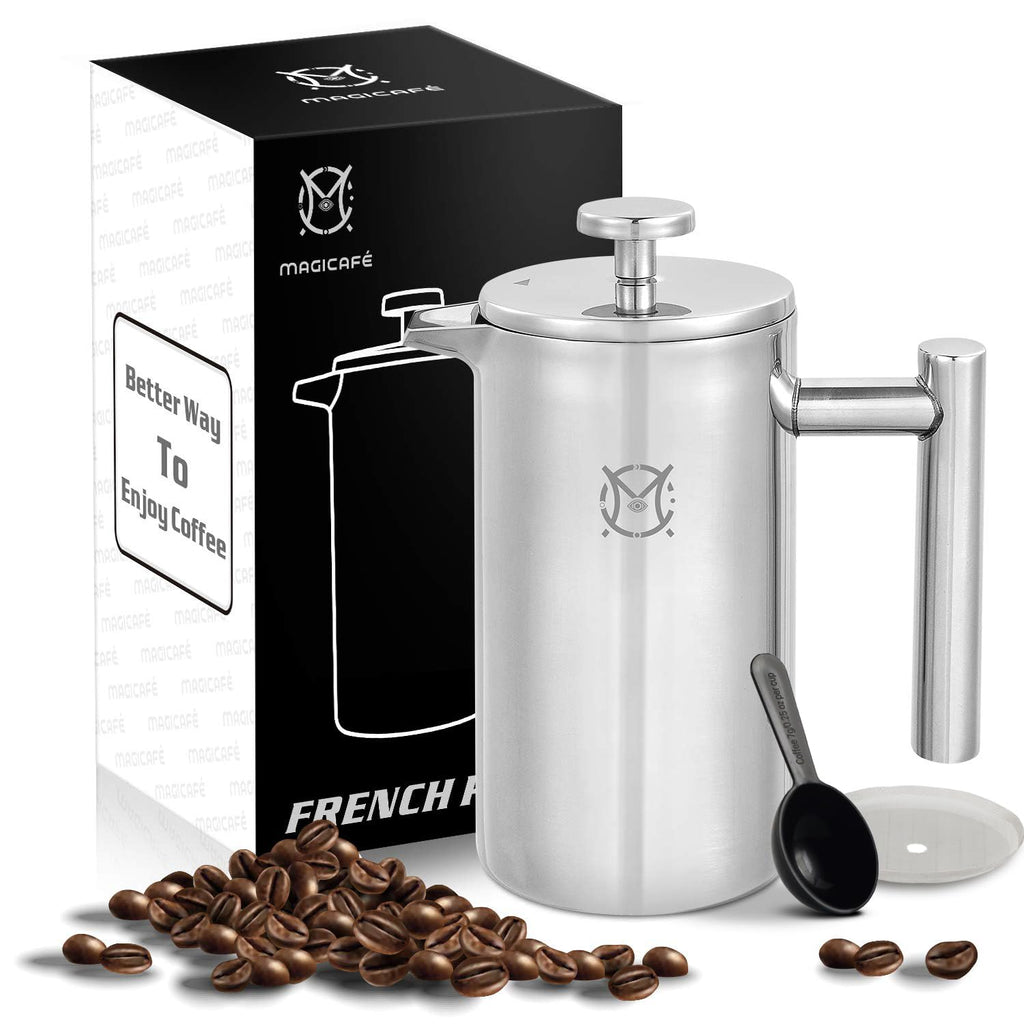 Single Serve Stainless Steel Thermal French Press T6644