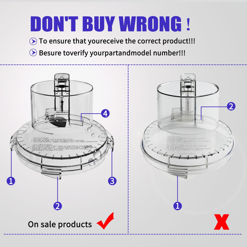 Food Processor Work Bowl Lid F337254