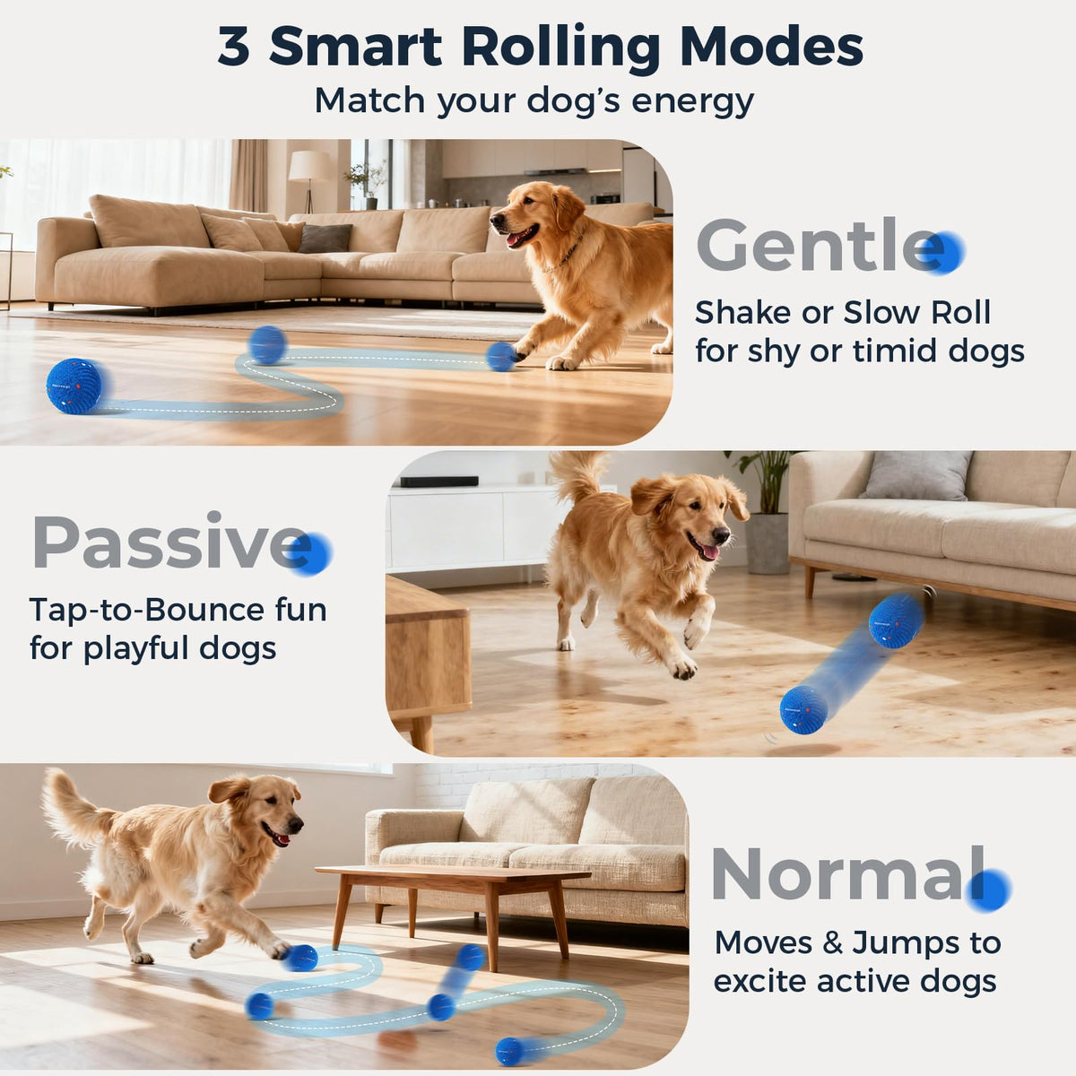 2-Pack Interactive Washable Dog Ball I929