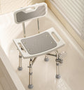 Shower Chair with Back Seat Bench C835