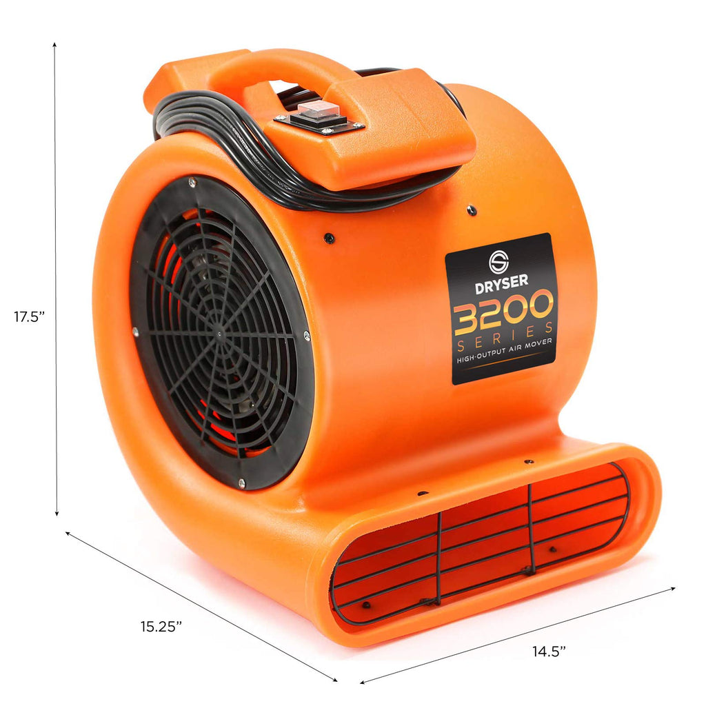 12pk 2 Speed 1/2 HP Air Mover Carpet Dryer Floor Fan E755