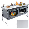 Folding Camping Table with Storage Organizer G2089