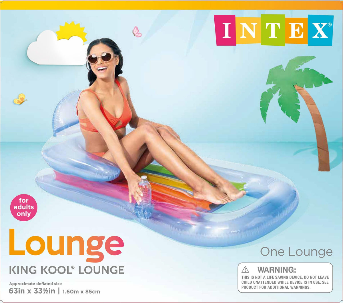 Inflatable Lounge Blue & Pearlescent Silver 2 Pack P889