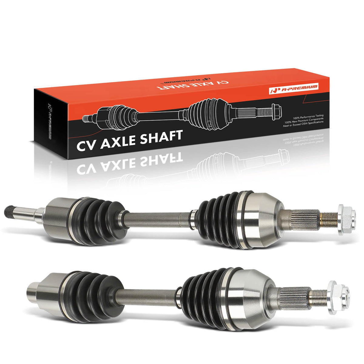 Set of 2 Front CV Axle Shaft Assembly X723