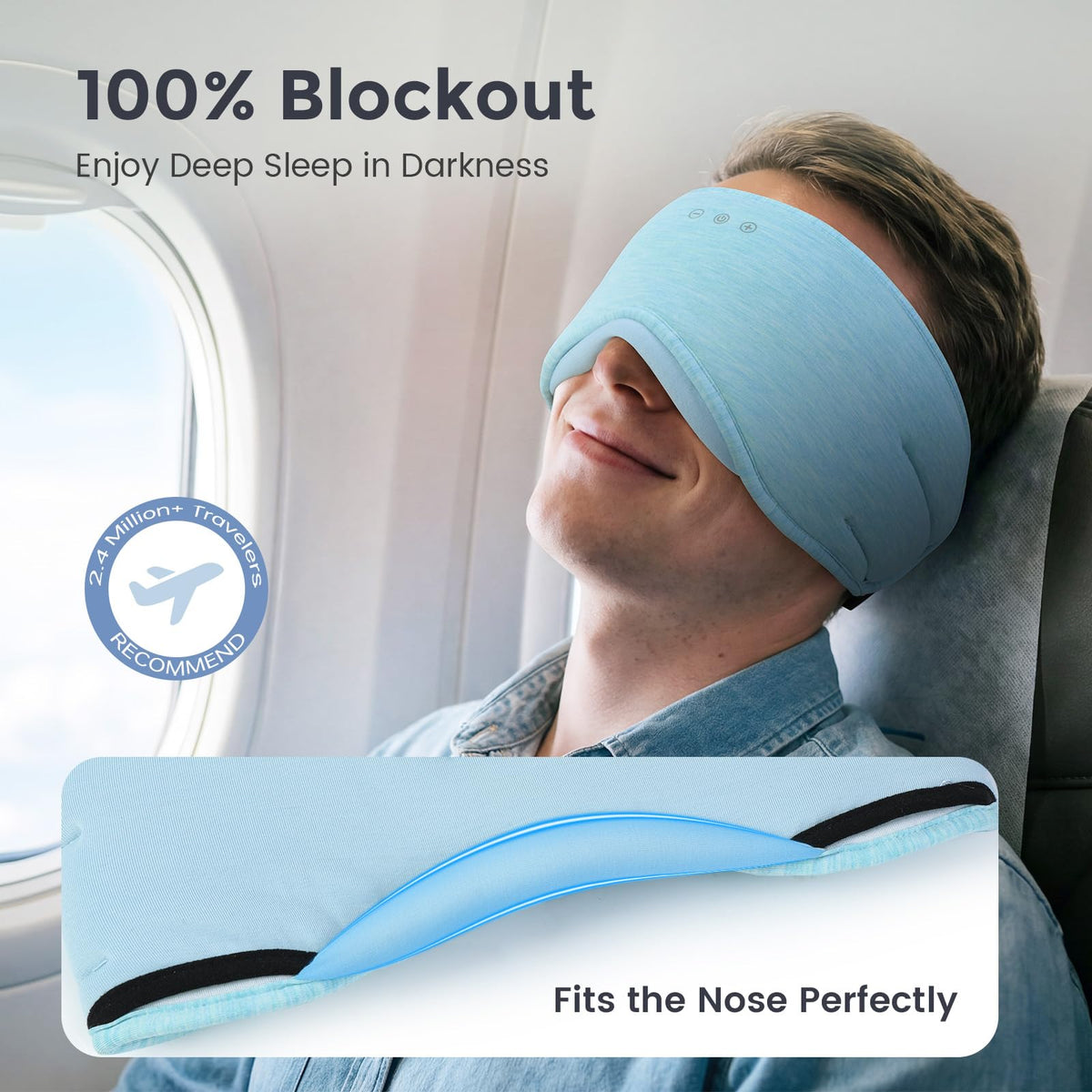 Bluetooth Sleep Mask with Headphones H685