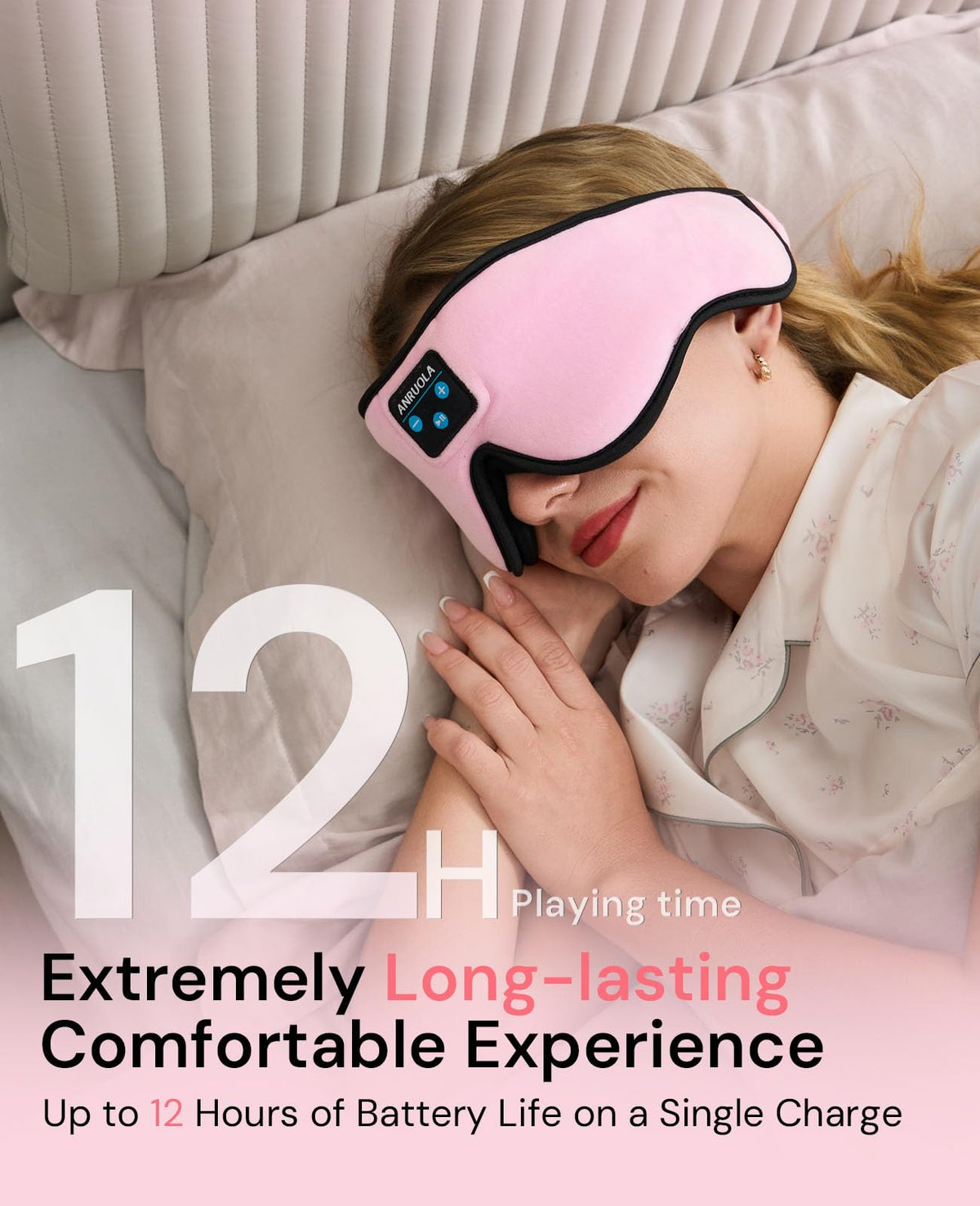 Bluetooth Sleep Mask with Wireless Headphones G292