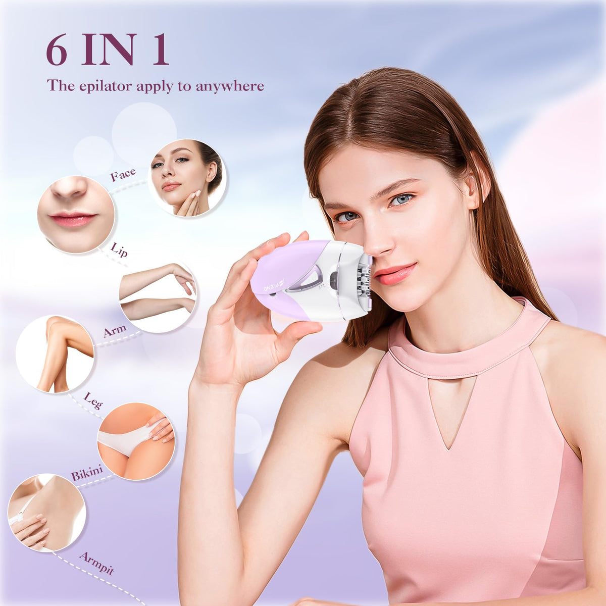 2-Speed Adjustable Epilator with 36 Tweezers C913