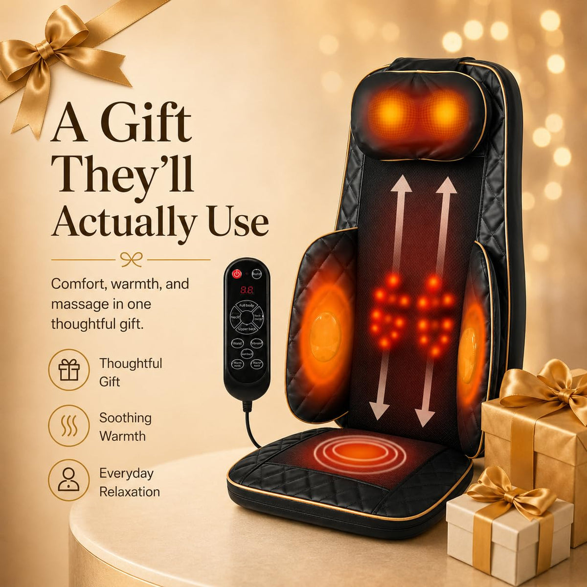 Shiatsu Neck and Back Massager with Heat Q68914
