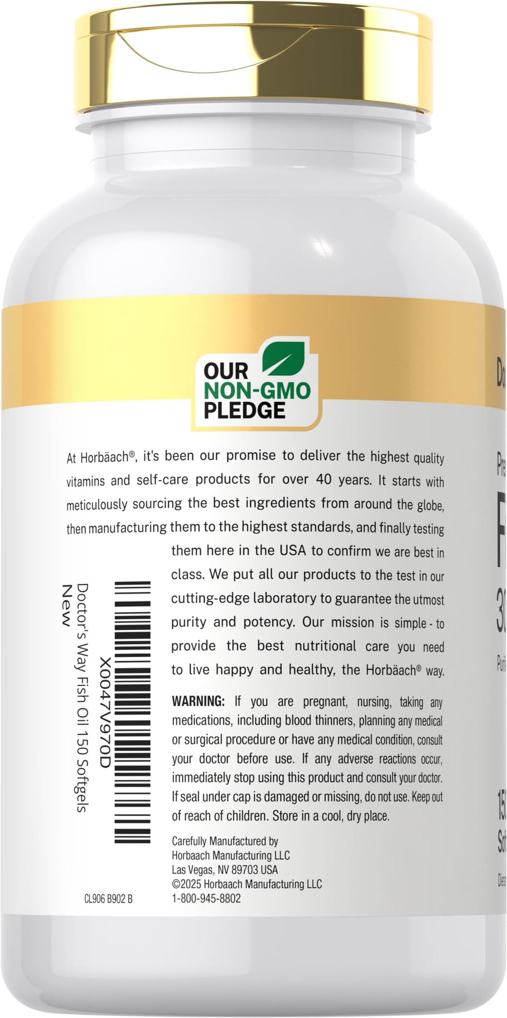 Fish Oil 3000mg 150 Softgels Omega-3 EPA DHA K14859